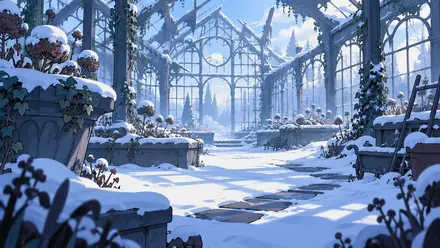 ABANDONED GLASSHOUSE, chapter 27 of Snowpack.